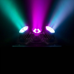 Reflektor zewnętrzny BWA63 LED AluPAR IP65 6x3W RGB IP65