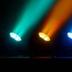 Reflektor zewnętrzny BWA63 LED AluPAR IP65 6x3W RGB IP65