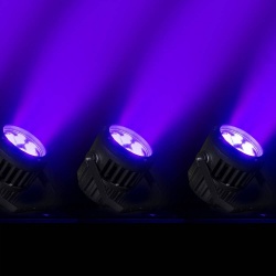 Reflektor zewnętrzny BWA63 LED AluPAR IP65 6x3W RGB IP65