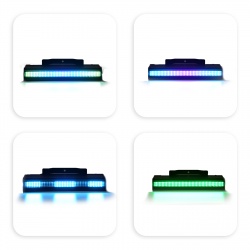 Belka LED oświetlenie K2000FX 144 LEDY „PIXEL” RGB 3w1