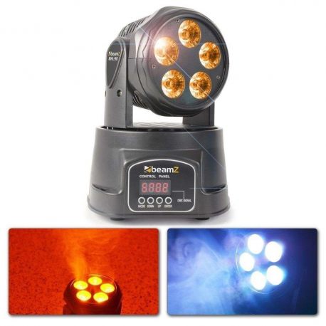 Głowa ruchoma Wash RGBAW-UV LED BeamZ MHL-90 oświetlenie disco