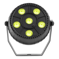 Reflektor Party Par bateryjny 6X 2W RGB Beamz oświetlenie