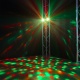 Oświetlenie dyskotekowe efekt imprezowy LED RGBAWP StrobeMoon Beamz