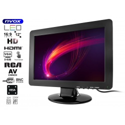 Monitor z ekranem dotykowym LED o przekątnej 12 cali wejście VGA HDMI