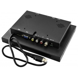 Monitor 8" z dotykową matrycą do zabudowy OPEN FRAME LED VGA HDMI METALOWA OBUDOWA