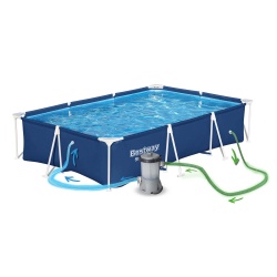 Basen na stelażu 300 x 201 x 66 cm prostokątny Bestway 56404