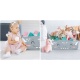 Mata edukacyjna interaktywna dla niemowląt kojec maskotki 110 x 100 cm Nessi Ricokids