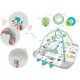 Mata edukacyjna interaktywna dla niemowląt kojec maskotki 110 x 100 cm Nessi Ricokids