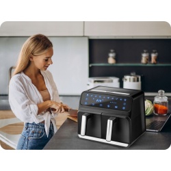 Frytkownica beztłuszczowa z wyświetlaczem BD-653 regulacja temperatury 1700W