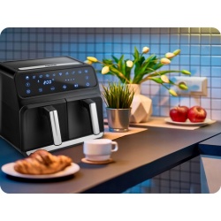 Frytkownica beztłuszczowa z wyświetlaczem BD-653 regulacja temperatury 1700W