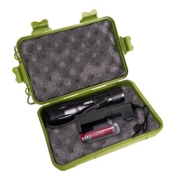 Latarka taktyczna Cree ZOOM Trizand T6 ładowarka USB wytrzymałe etui