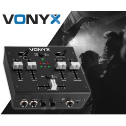 Mikser audio VDJ2USB 3-kanałowy DJ/USB Vonyx