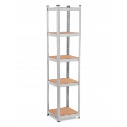 Regał magazynowy metalowy Humberg 180 x 40 x 40 cm max 100 kg na półkę