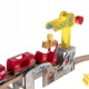 Kolejka drweniana tor pociąg na bterie 3,2m dla dzieci wagony