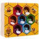 Gra dla dzieci Plaster Miodu Montessori pracowite pszczółki drewniana