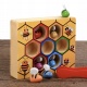 Gra dla dzieci Plaster Miodu Montessori pracowite pszczółki drewniana