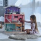 Drewniany domek dla lalek duży 114cm zabawki willa mebelki lalki