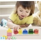 Układanka sorter drewniana Montessori klocki edukacyjna zabawka sensoryczna