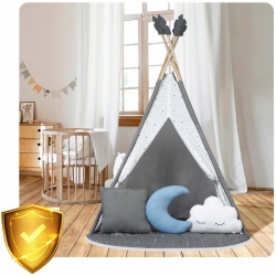 Namiot tipi dla dzieci poduszki Nukido NK-406