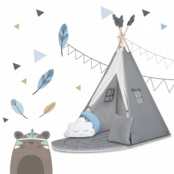 Namiot tipi dla dzieci poduszki Nukido NK-406