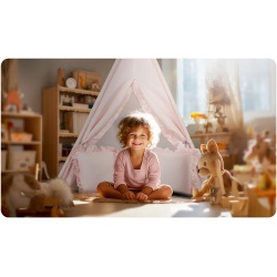 Namiot tipi dla dzieci poduszki Nukido NK-406