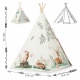 Namiot tipi dla dzieci Nukido domek wigwam leśne zwierzątka