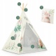 Namiot tipi dla dzieci Nukido domek wigwam leśne zwierzątka