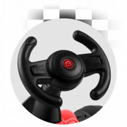 Gokart na pedały quad dziecięcy  duże koła czerwony do 30 kg