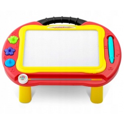 Znikopis tablica magnetyczna stolik do rysowania dla dzieci czerwony