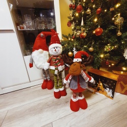 Renifer Świąteczny teleskopowy duży wysoki 88cm regulowany ozdoba