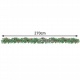 Girlanda choinkowa łańcuch świąteczna 270 cm sztuczna lampki LED zielona