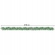 Girlanda choinkowa łańcuch świąteczna 270 cm sztuczna zielona śnieg HQ