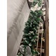 Girlanda choinkowa łańcuch świąteczna 270 cm sztuczna zielona śnieg HQ