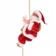 Mikołaj wspinający się na linie melodyjka prezent na Święta wchodzący