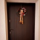 Wianek na drzwi stroik wieniec świąteczny dekoracja ozdoba Renifer