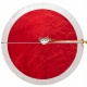 Dywanik pod choinkę mata futerko czerwony 90 cm okrągły osłona na stojak