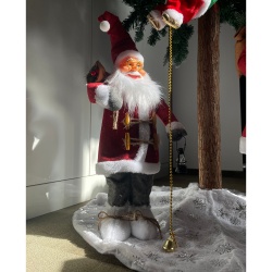 Święty Mikołaj na Święta Świąteczny figurka duży 45 cm ozdoba dekoracja