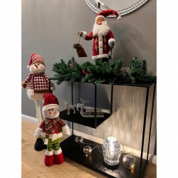 Święty Mikołaj na Święta Świąteczny figurka duży 45 cm ozdoba dekoracja