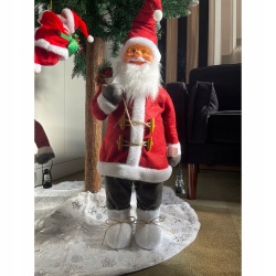 Święty Mikołaj na Święta Świąteczny figurka duży 60 cm ozdoba dekoracja