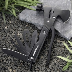 Multitool survivalovy bitów narzędzie wielofunkcyjne młotek siekierka
