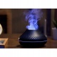 Nawilżacz powietrza dyfuzor zapachowy aromaterapii Efekt Ognia Kominek LED