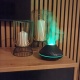 Nawilżacz powietrza dyfuzor zapachowy aromaterapii Efekt Ognia Kominek LED