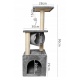 Domek legowisko drapak dla kota 93 cm platformy domek myszka do zabawy