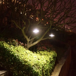 Solarna Lampa 2x Żyrandol Wisząca LED Pilot Zestaw ogrodowa