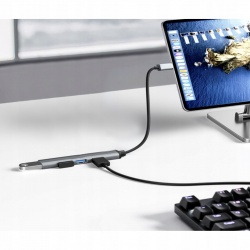 Hub USB Adapter Rozdzielacz Portów Rozgałęźnik x 4