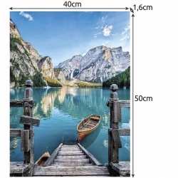 Malowanie po Numerach Obraz Góry 40x50 na Ramie DIY do Malowania
