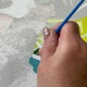 Malowanie po Numerach Obraz piesek 40x30 na Ramie DIY do Malowania