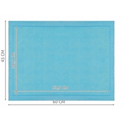 Podkład higieniczny chłonny 60x45cm jednorazowy paczka 50 sztuk
