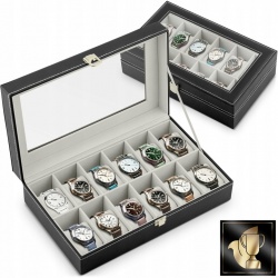 Organizer na zegarki pudełko szkatułka na 12 zegarków Massido MS-710