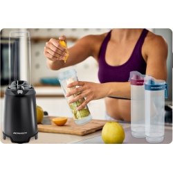 Blender ręczny kielichowy do koktajli 2 butelki smoothie 350W BD-752